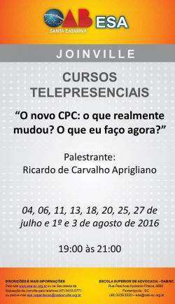 Curso telepresencial: O novo CPC e que realmente mudou