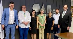 OAB Joinville recebe visita institucional do Observat�rio Social do Brasil 