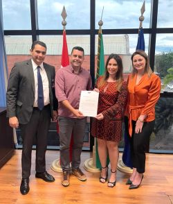 OAB Joinville realiza reuni�o com presidente da C�mara de Vereadores