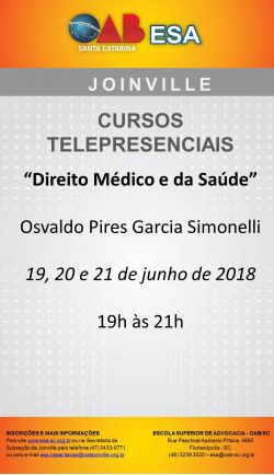 Curso Telepresencial- Direito M�dico e da Sa�de 