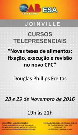 Curso telepresencial: Novas teses de alimentos - fixa��o, execu��o e revis�o no novo CPC