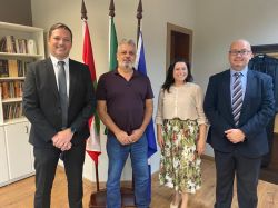 OAB Joinville realiza visita institucional ao Foro Fazend�rio de Joinville