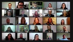 A OAB/SC Subse��o Joinville realizou Solenidade de compromisso e entrega virtual de credenciais pela primeira vez no Estado, nesta quinta-feira (21)