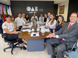 Diretoria da OAB Joinville realiza reuni�o ordin�ria mensal e reuni�o em conjunto com os coordenadores