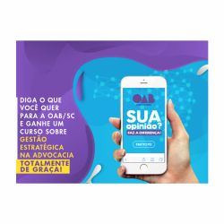 OAB/SC lan�a pesquisa para saber o que a advocacia quer para o futuro da institui��o