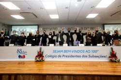 Presidentes das subse��es da OAB de Santa Catarina participam de evento realizado em Joinville