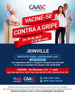 Campanha de vacina��o da CAASC ter� in�cio nesta quinta-feira (30)