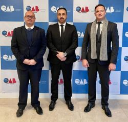 OAB Joinville recebe visita do  delegado Rafaello Ross