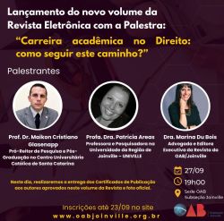 Lan�amento do novo volume da Revista Eletr�nica