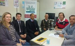  Comiss�o da Cidadania participa de reuni�o na sala do N�cleo de Educa��o Fiscal (NEF)