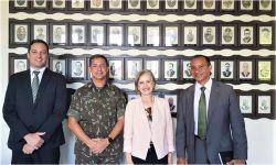 Visita Institucional da nova Diretoria e da Comiss�o de Direito Militar da OAB Joinville ao Ex�rcito Brasileiro